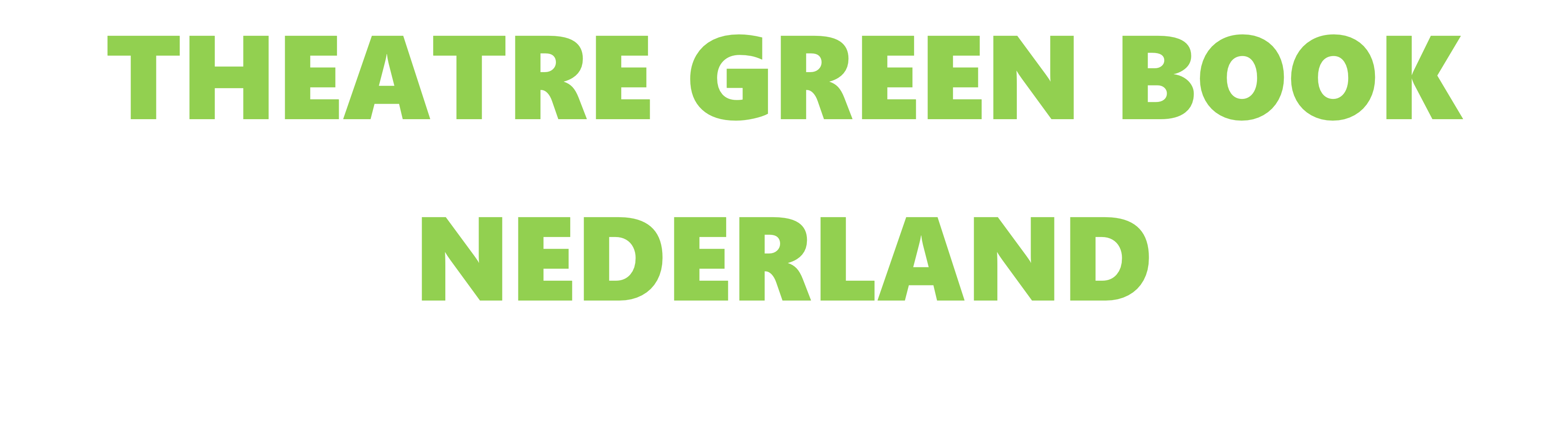 Header titel Theatregreenbook.nl